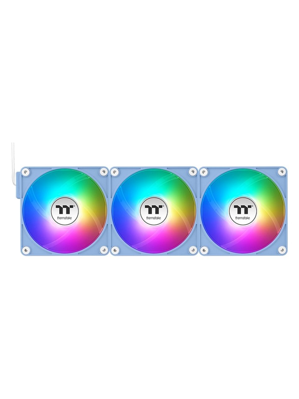Кулер для компьютерного корпуса Thermaltake CT120 ARGB Sync PC Cooling Fan Hydrangea Blue (3 pack)