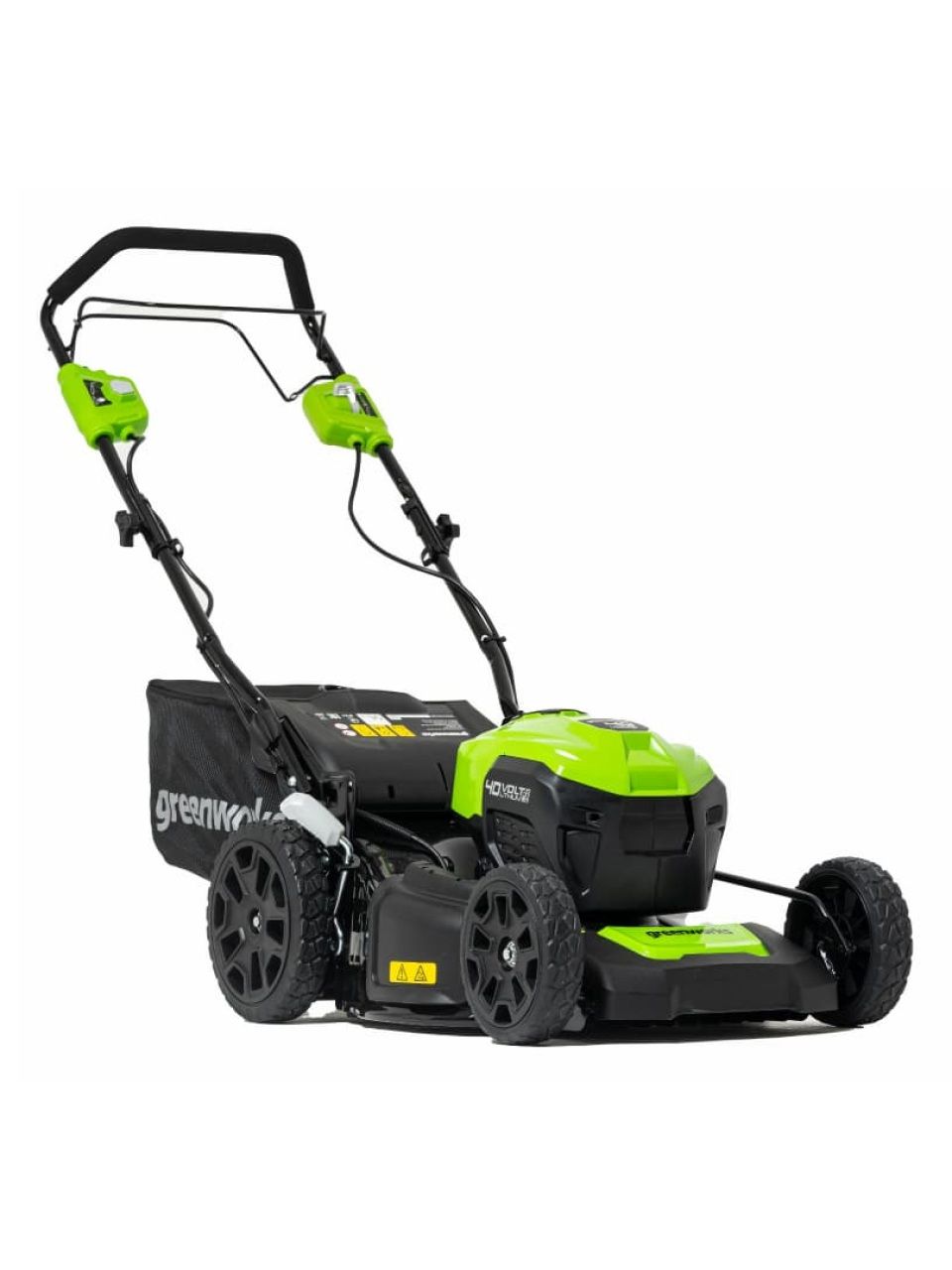 Газонокосилка аккумуляторная Greenworks 40V 46 см бесщеточная самоходная c 1хАКБ 4 Ач и ЗУ