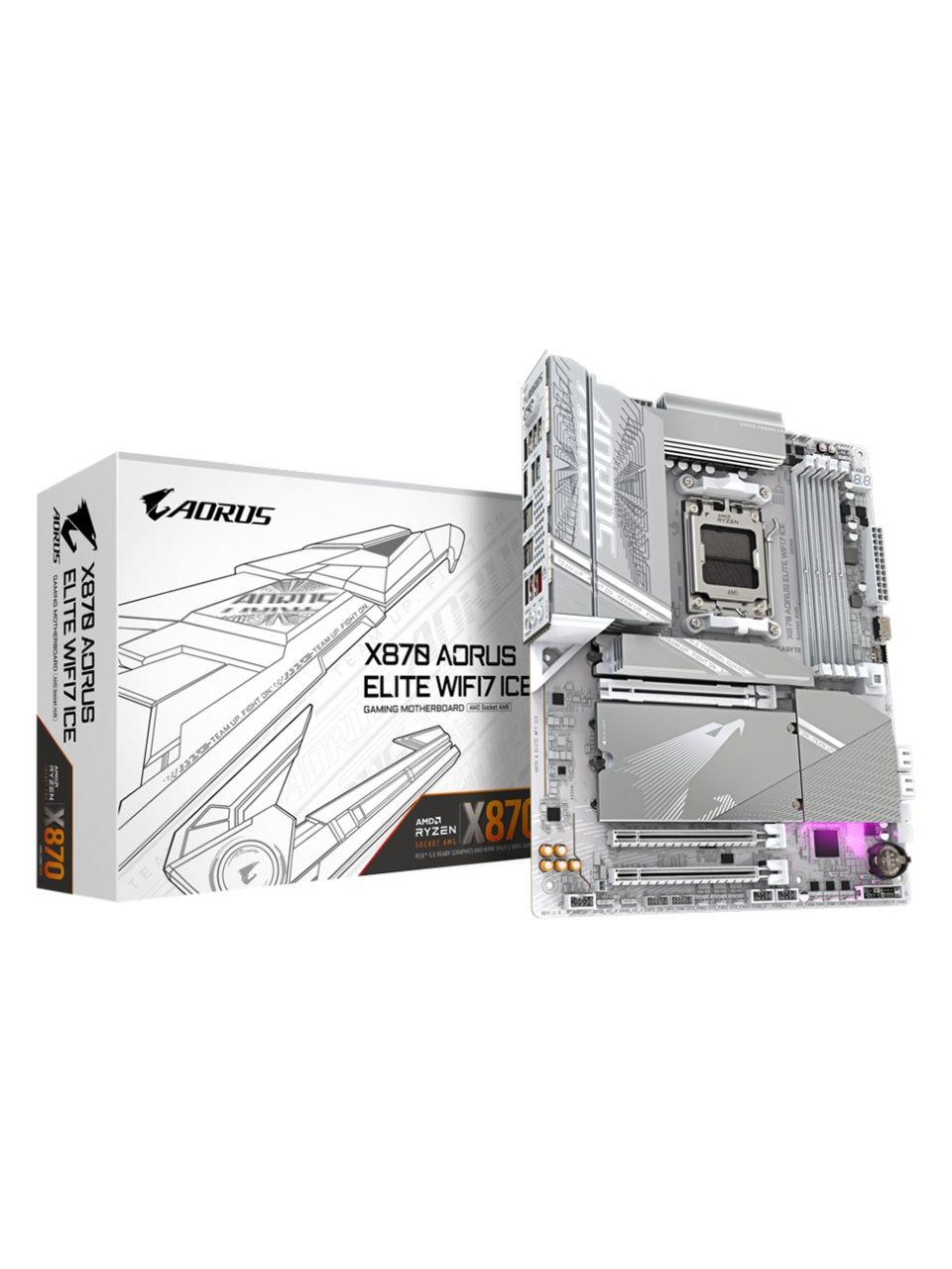 Материнская плата Gigabyte X870 A ELITE WF7 ICE