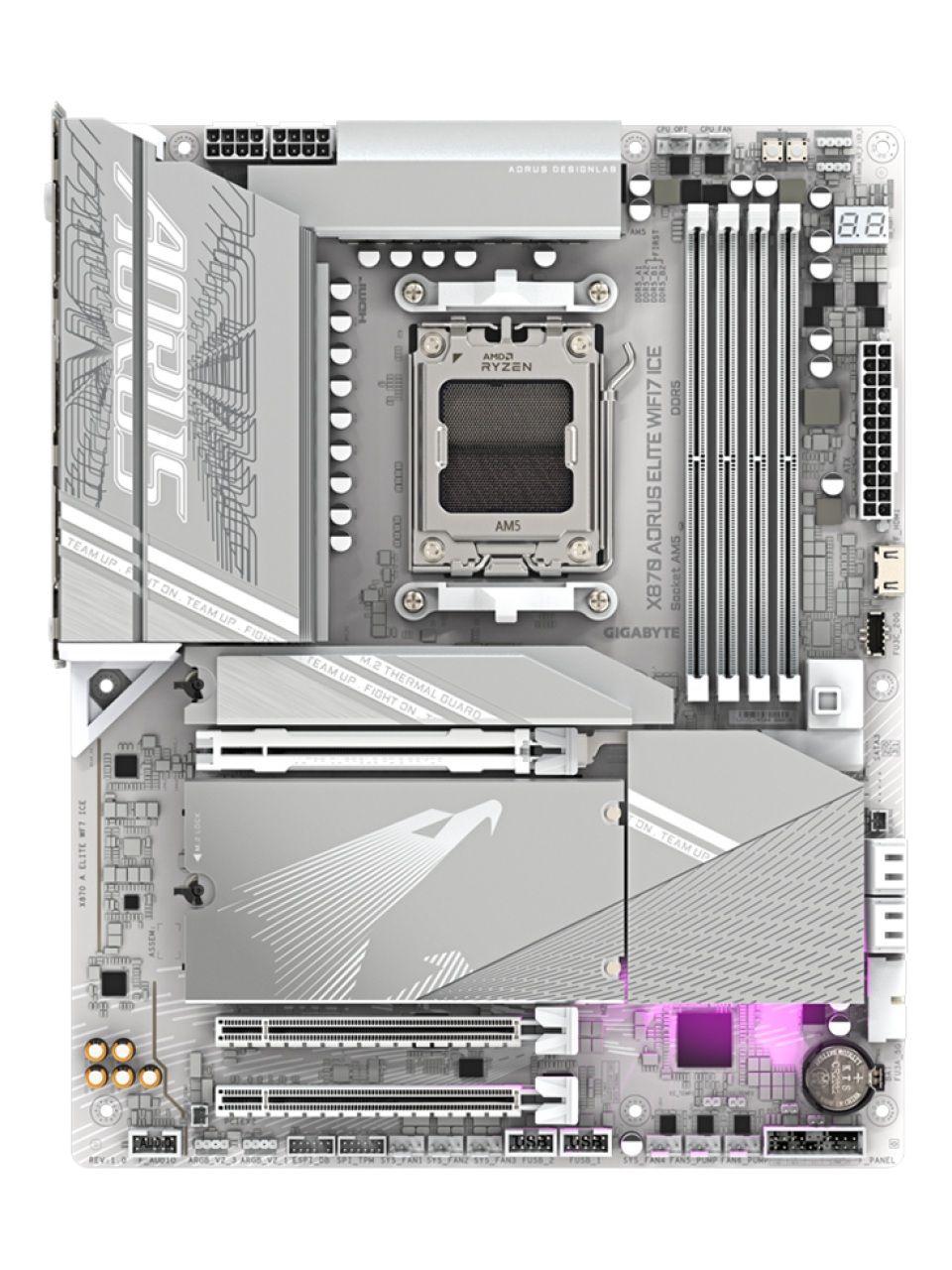 Материнская плата Gigabyte X870 A ELITE WF7 ICE
