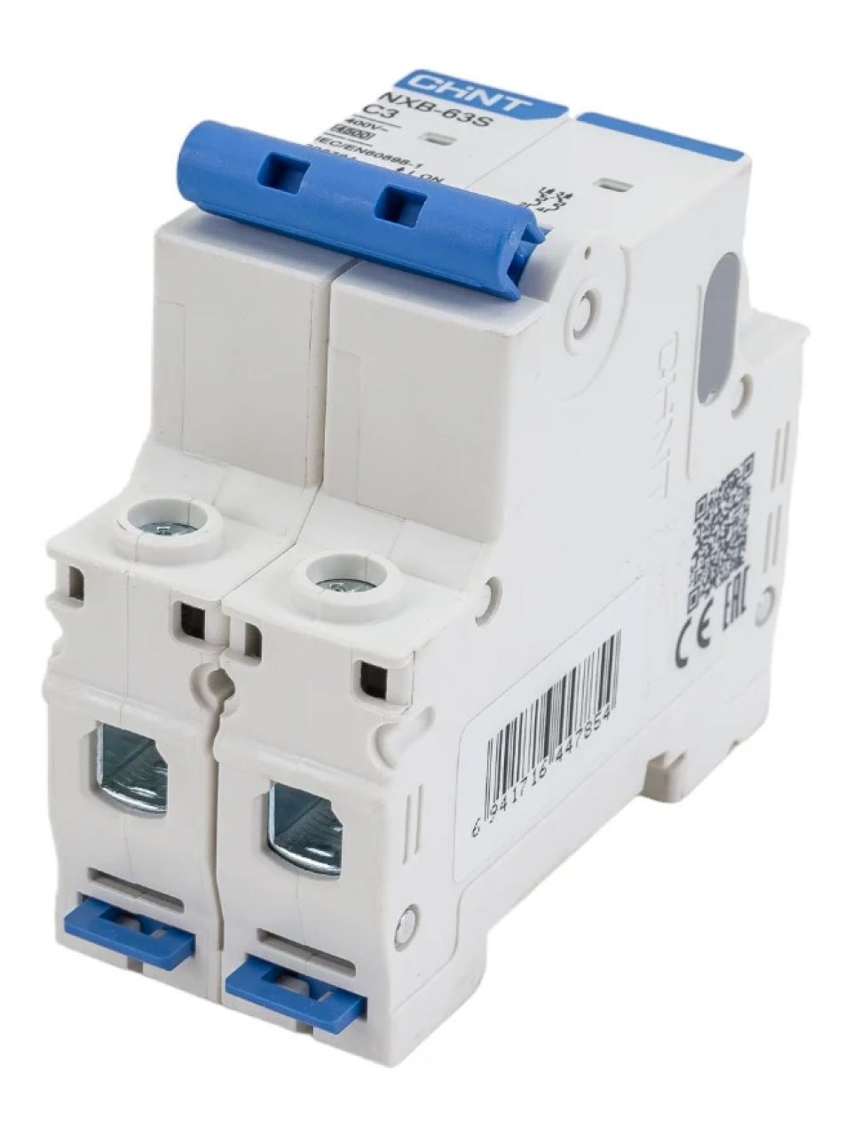Автоматический выключатель CHINT NXB-63S 2P 3A C 4,5kA
