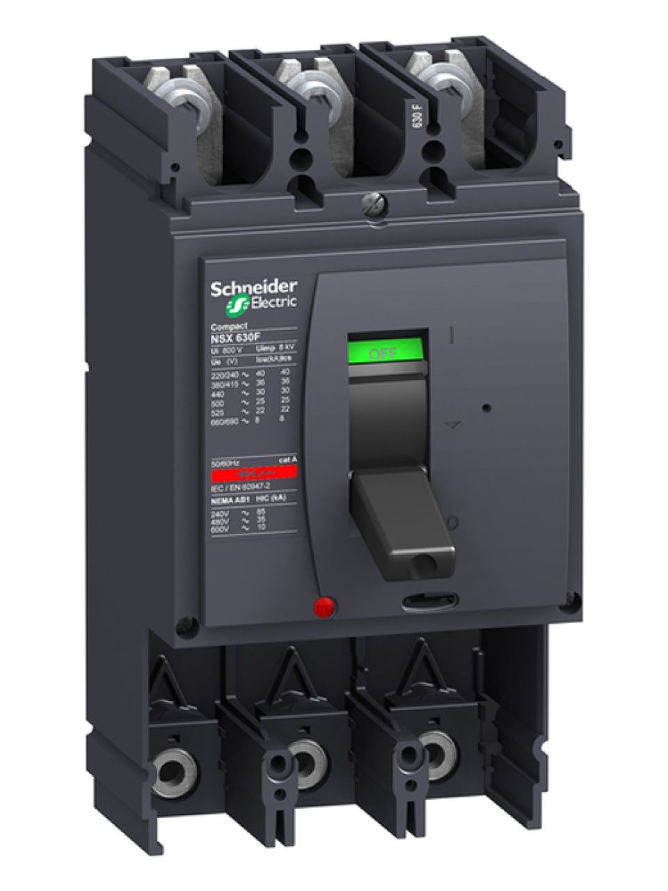 Коммутационный блок SE LV432813 NSX630 3P 630A без эл.расц. Micrologic 36кА