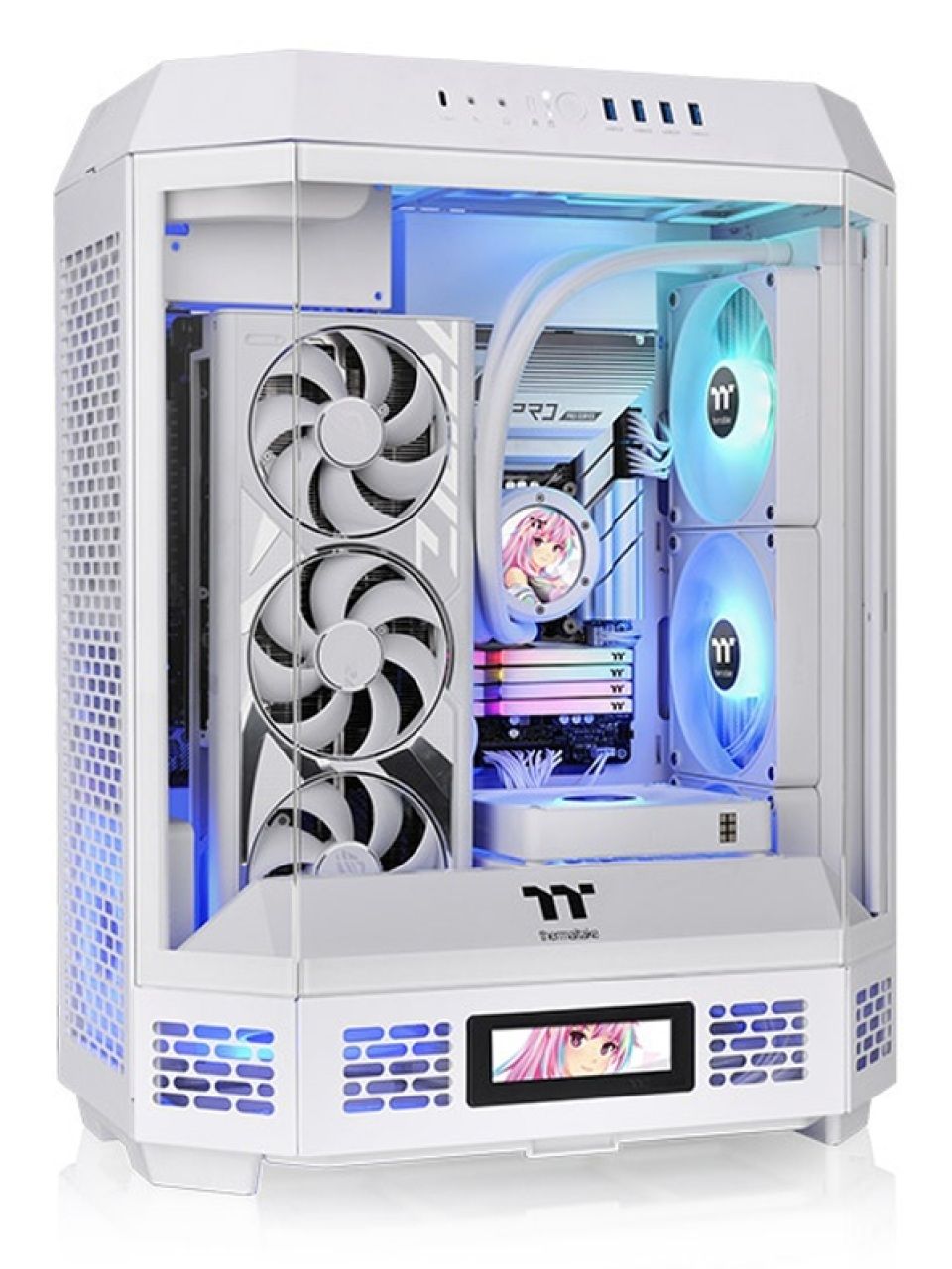 Компьютерный корпус Thermaltake The Tower 600 White без Б/П