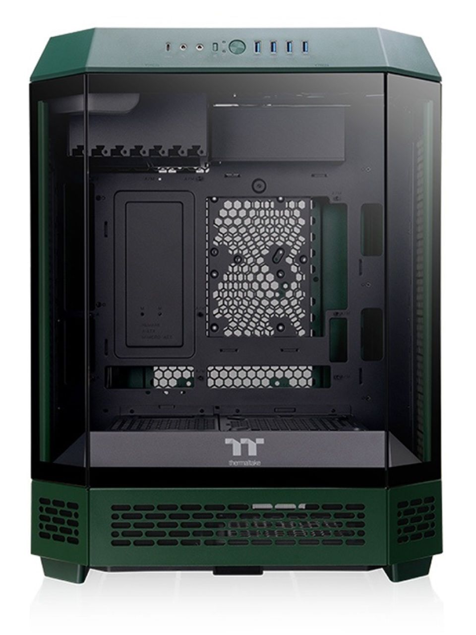 Компьютерный корпус Thermaltake The Tower 600 Racing Green без Б/П