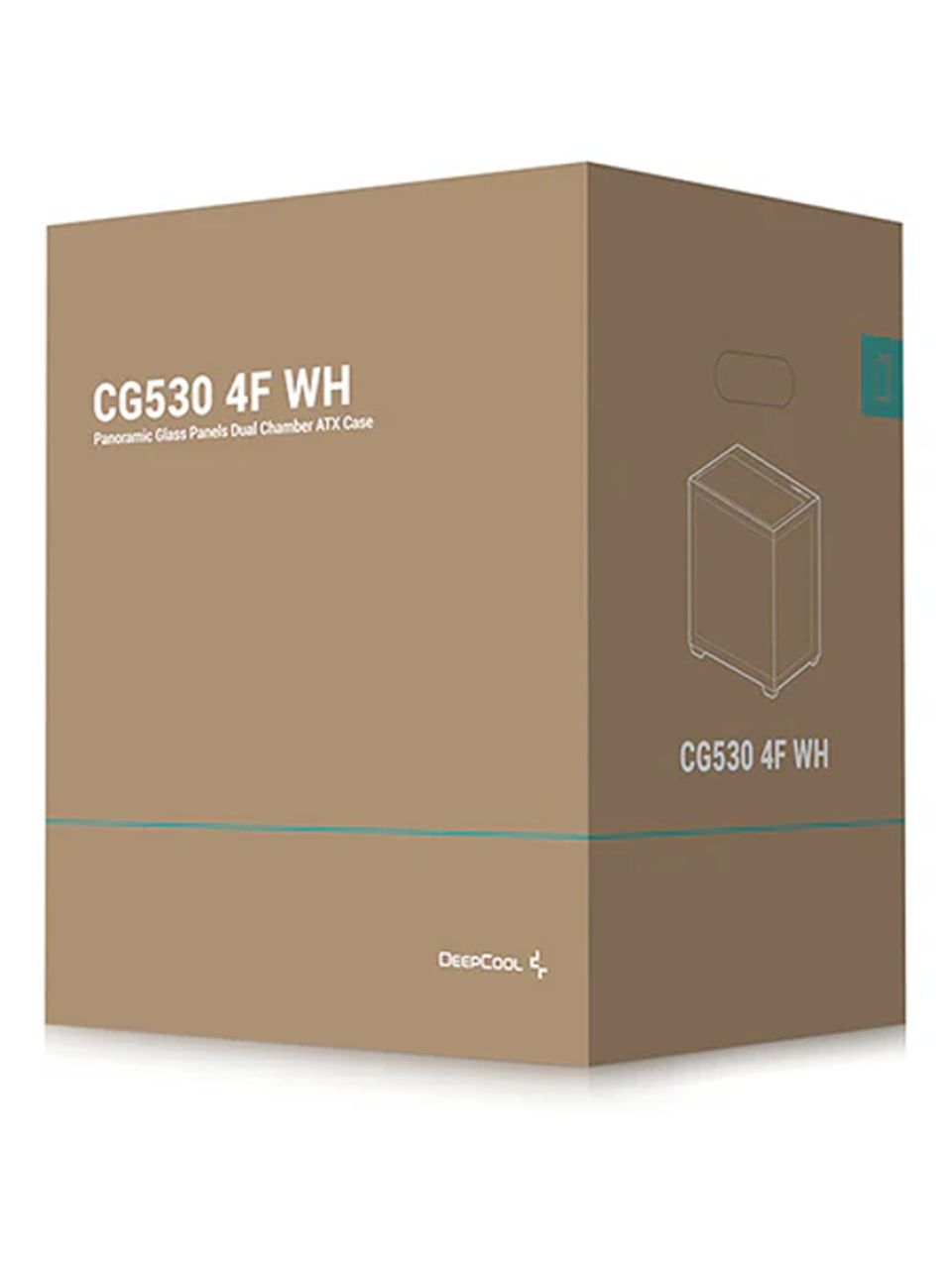 Компьютерный корпус Deepcool CG530 4F WH без Б/П