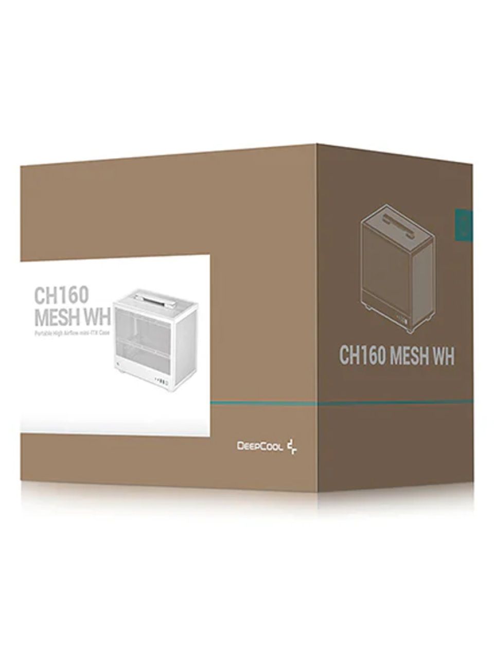 Компьютерный корпус Deepcool CH160 MESH WH без Б/П