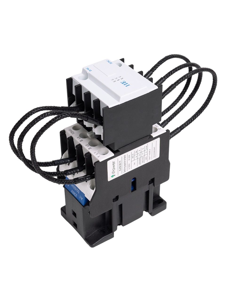 Контактор КРМ iPower CJ19-25A 10кВАр 1НО+1НЗ 230В