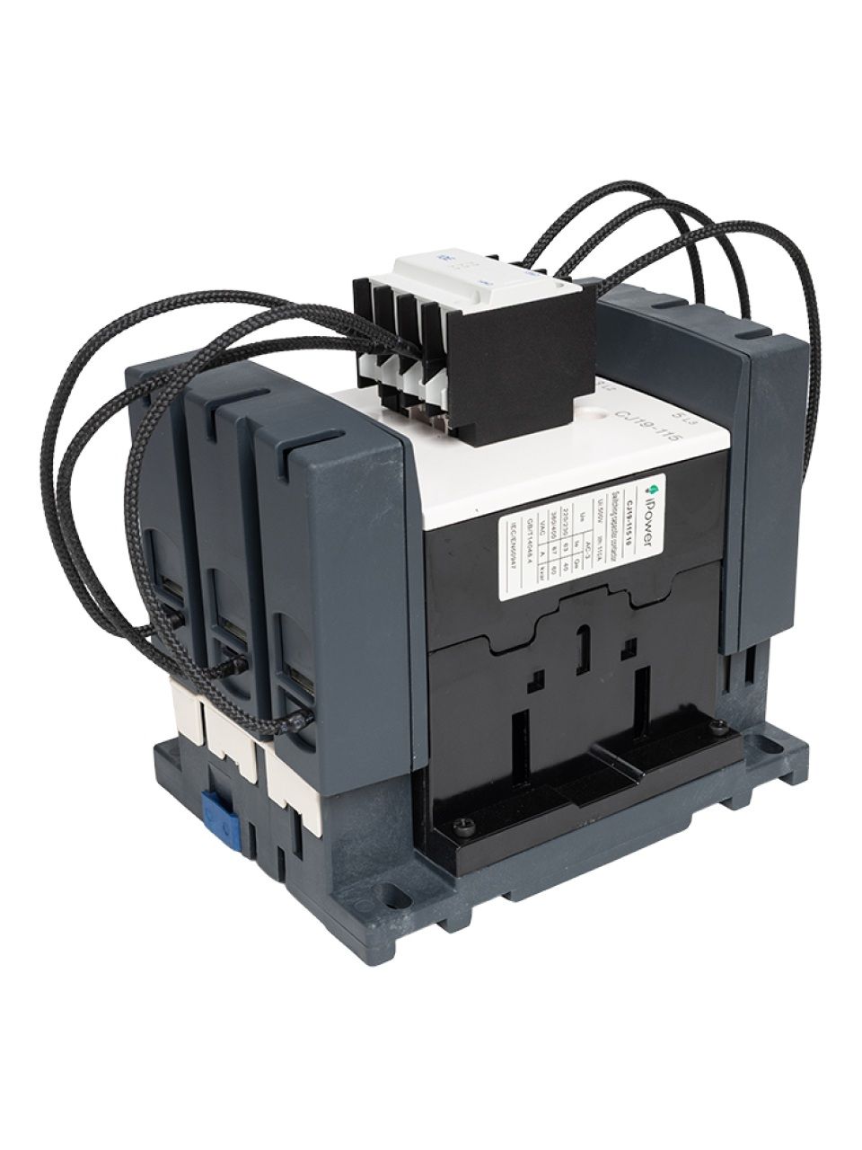 Контактор КРМ iPower CJ19-115A 50кВАр 1НО 230В