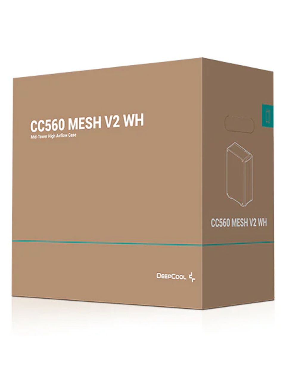 Компьютерный корпус Deepcool CC560 MESH V2 WH без Б/П