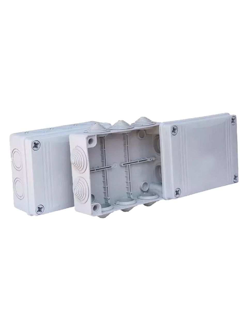 Коробка распаячная KSC 11-307 110х150х50 для открытого монтажа с резиновыми вводами IP55