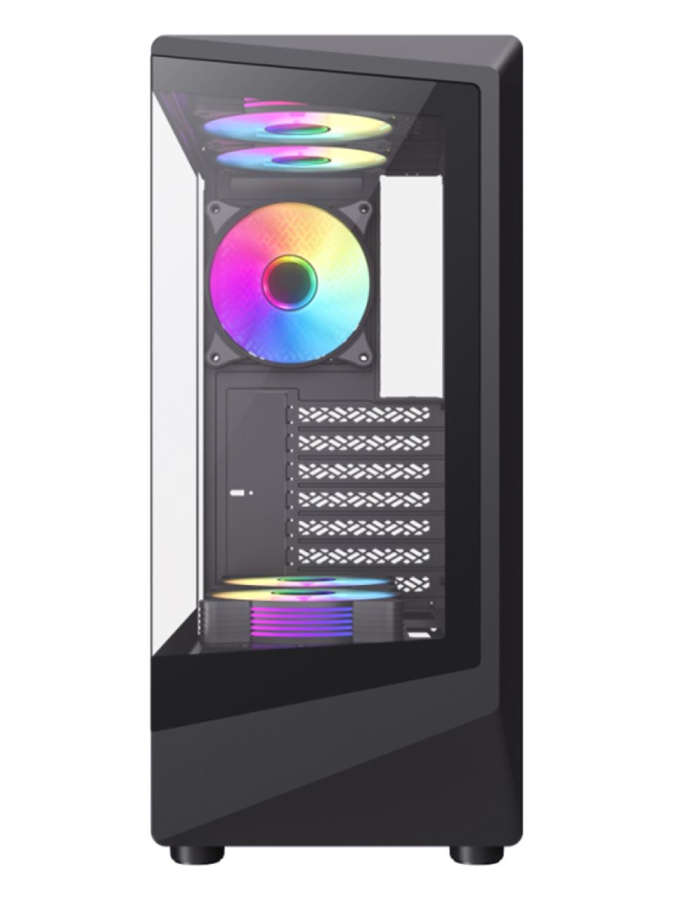 Компьютерный корпус Gamemax Vista COC AB Black без Б/П
