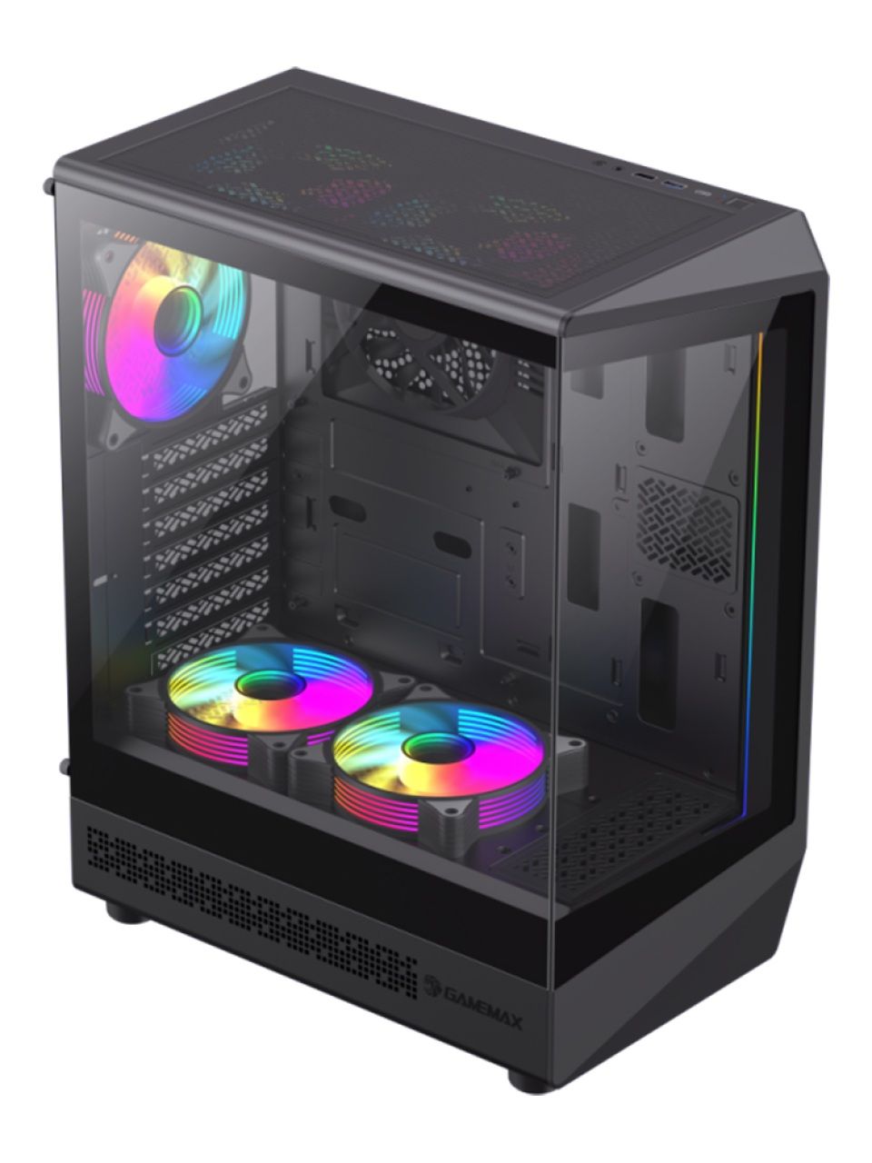 Компьютерный корпус Gamemax Vista COC AB Black без Б/П