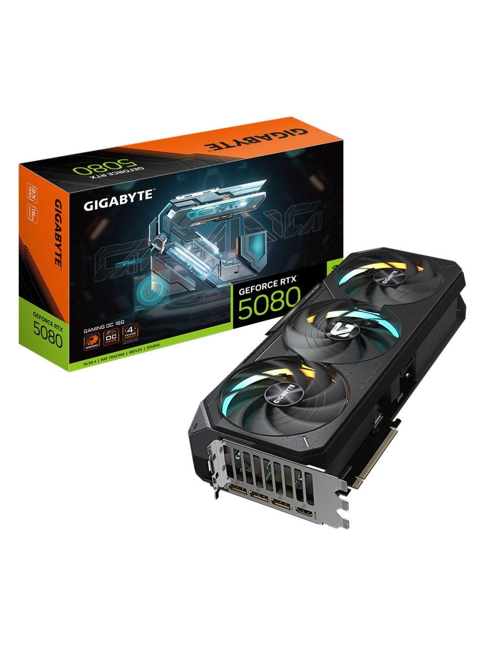 Видеокарта Gigabyte (GV-N5080GAMING OC-16GD) RTX5080 GAMING OC 16G