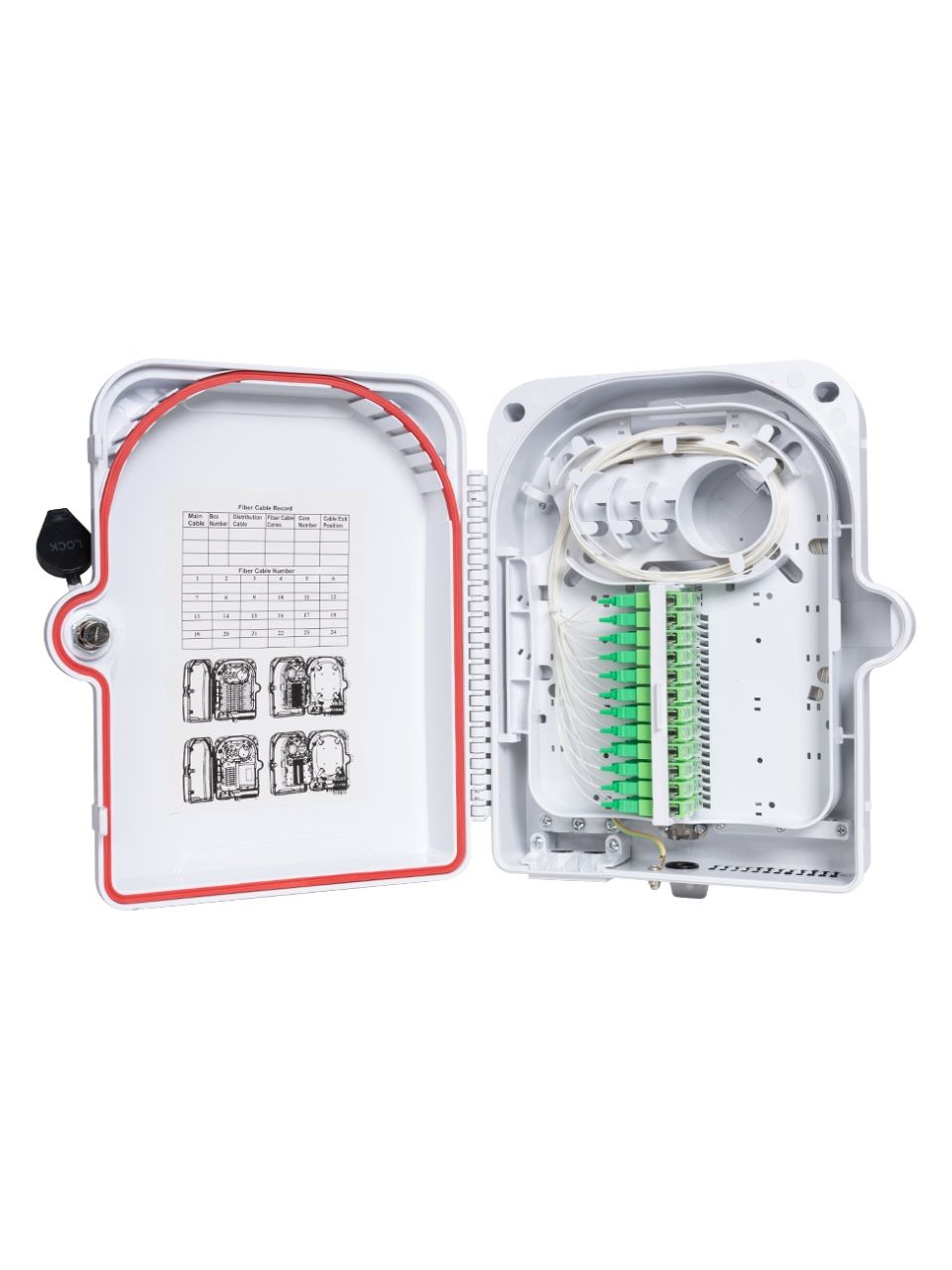 Коробка распределительная оптическая FTTH-FD-211