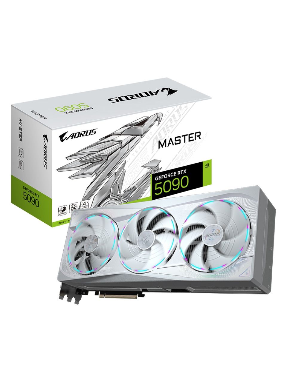 Видеокарта Gigabyte (GV-N5090AORUSM ICE-32GD) RTX5090 AORUS MASTER ICE 32G