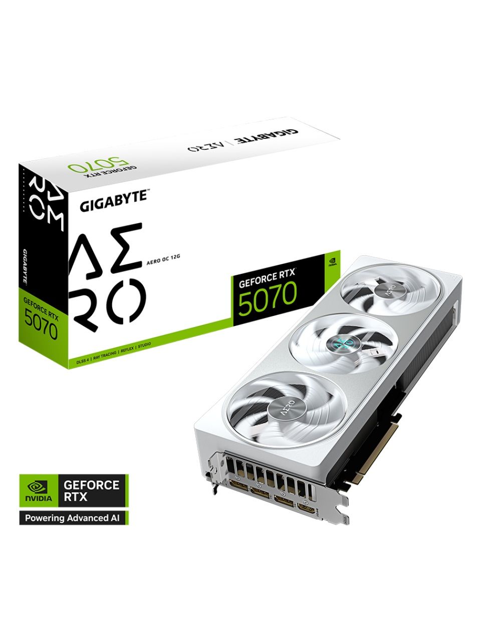 Видеокарта Gigabyte (GV-N5070AERO OC-12GD) RTX5070 AERO OC 12G