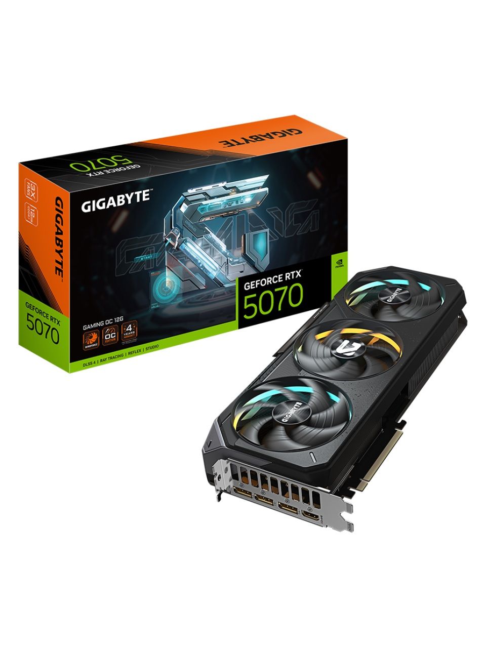 Видеокарта Gigabyte (GV-N5070GAMING OC-12GD) RTX5070 GAMING OC 12G