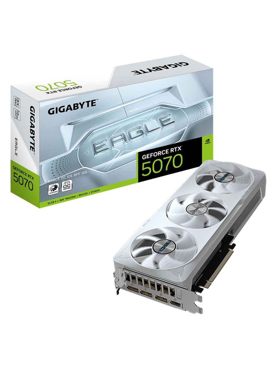 Видеокарта Gigabyte (GV-N5070EAGLEOC ICE-12GD) RTX5070 EAGLE OC ICE 12G
