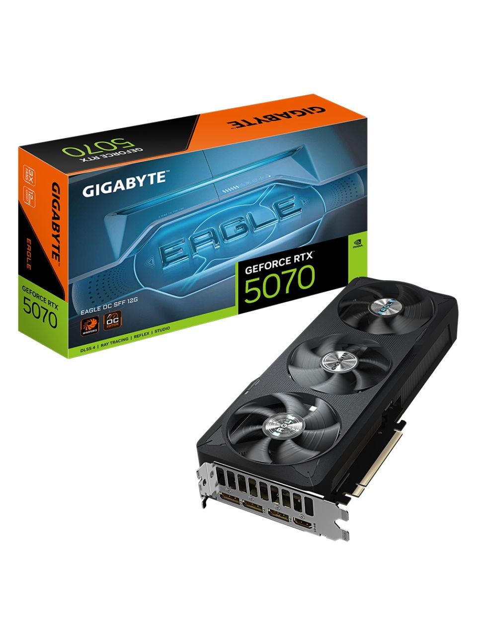 Видеокарта Gigabyte (GV-N5070EAGLE OC-12GD) RTX5070 EAGLE OC 12G