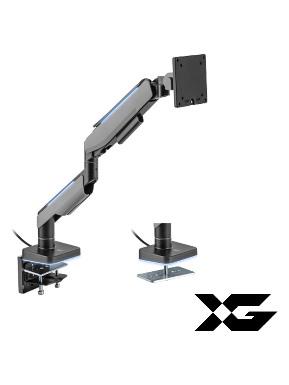 Настольный кронштейн с газлифтом XG MGG-1749 grey для 1 монитора (17"-49") Серый