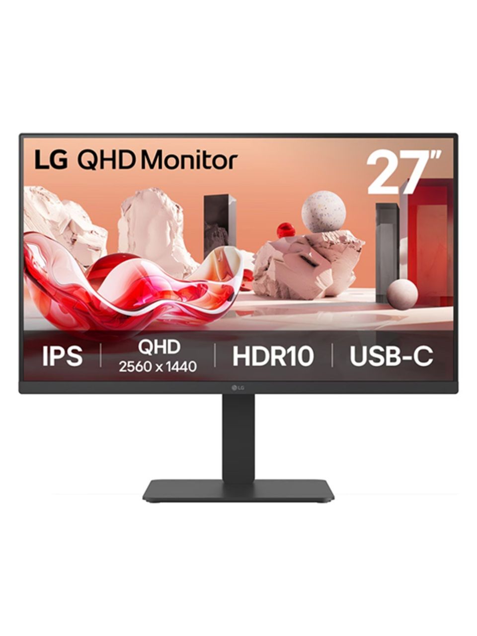 Монитор 27" LG 27BA65QB Black