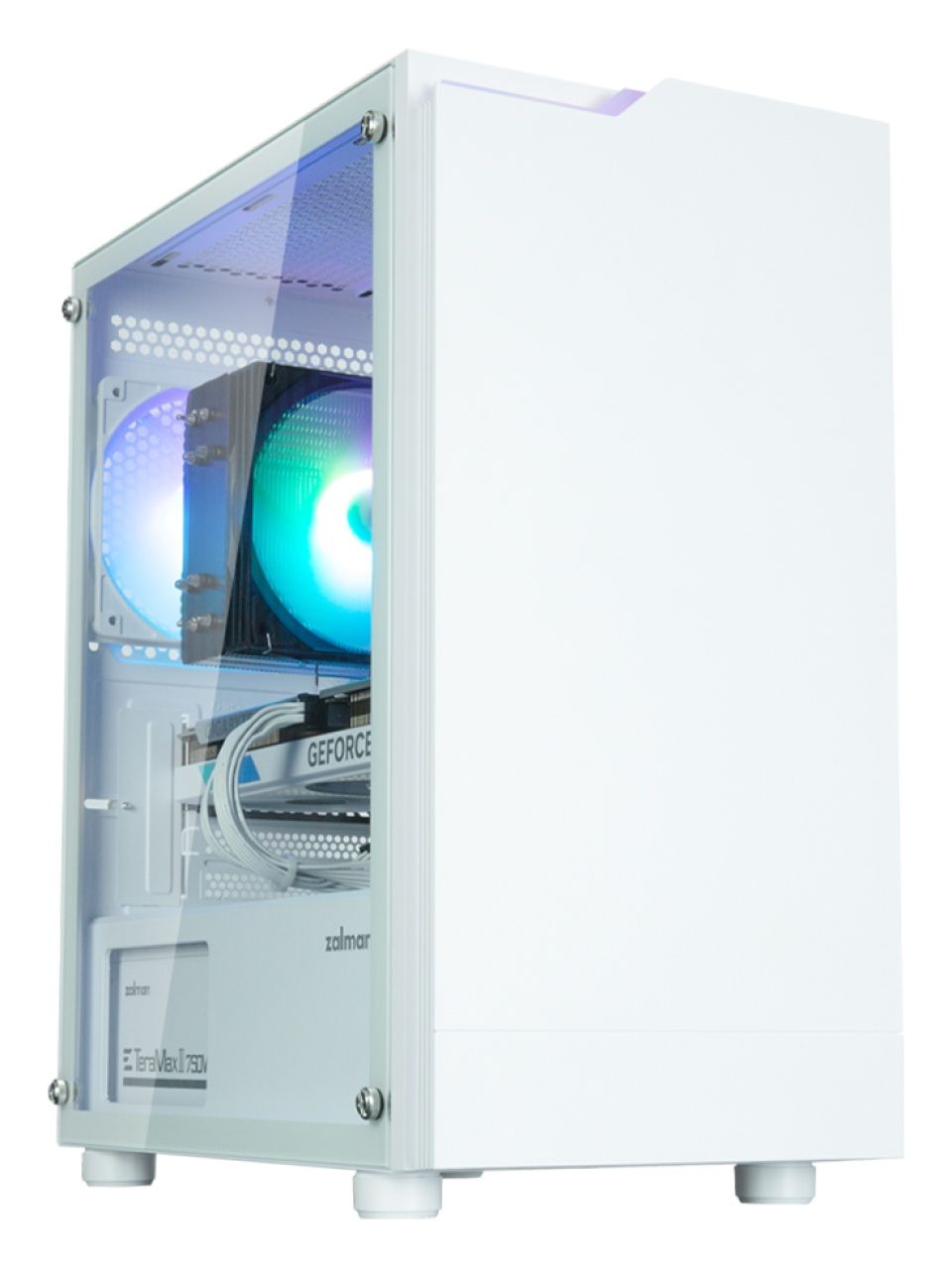 Компьютерный корпус Zalman T4 PLUS WHITE без Б/П