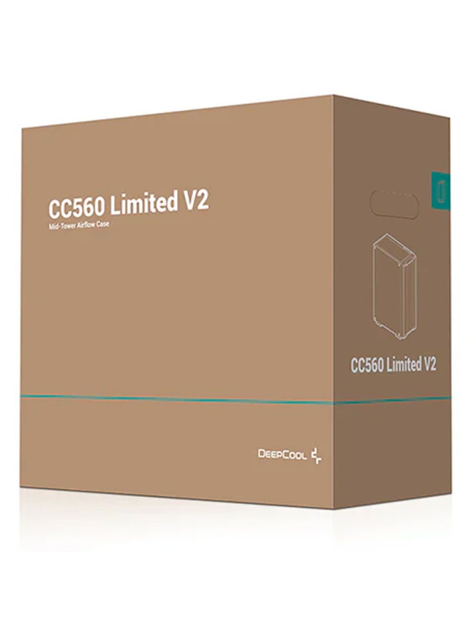 Компьютерный корпус Deepcool CC560 Limited V2 без БП