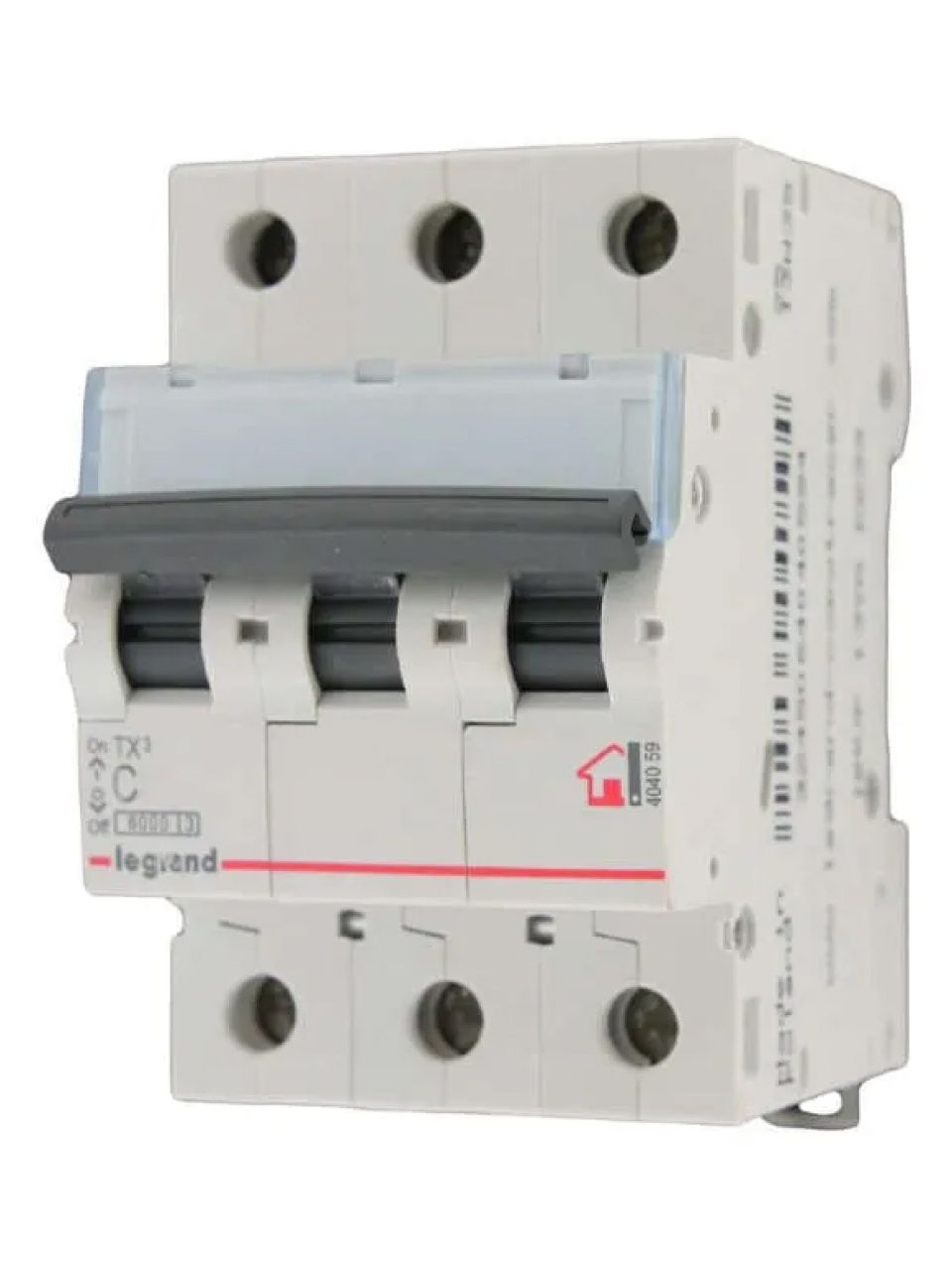 Автоматический выключатель Legrand 404053 3П С 6A TX3 6000 6kA