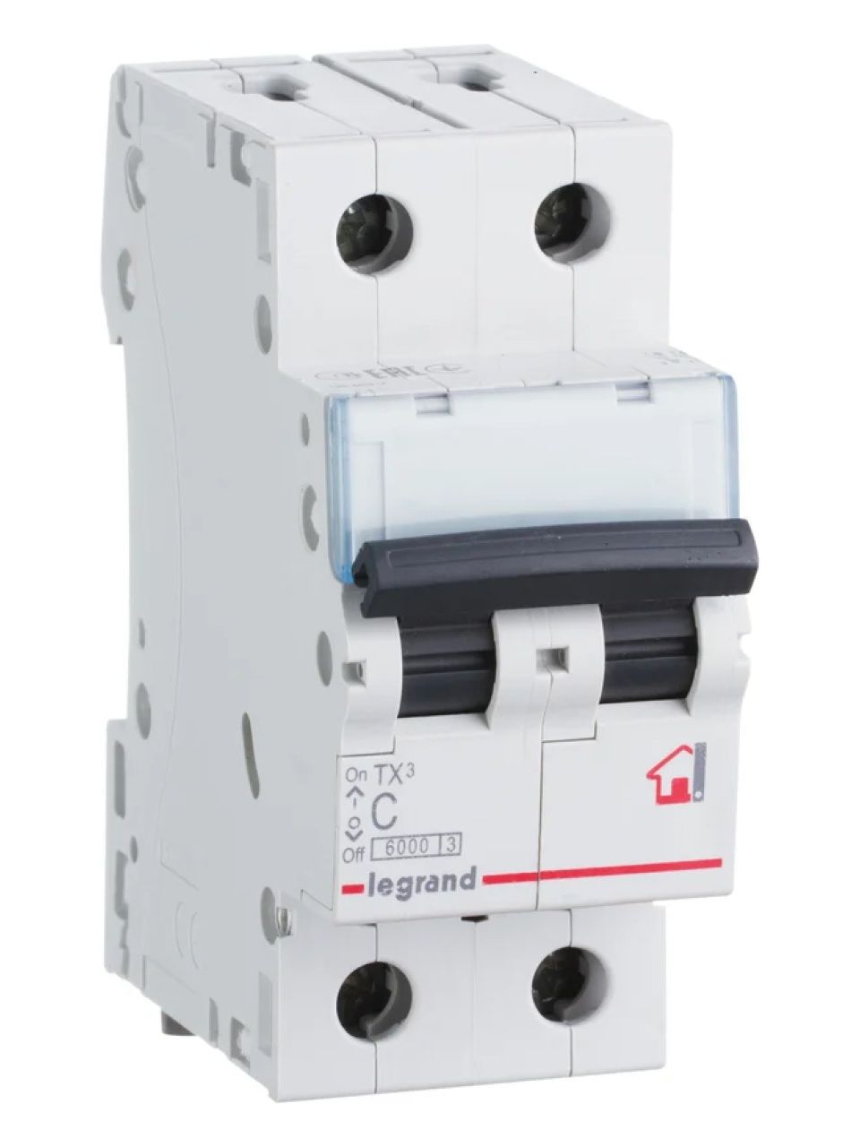 Автоматический выключатель Legrand 404046 2П C 40A TX3 6000 6kA