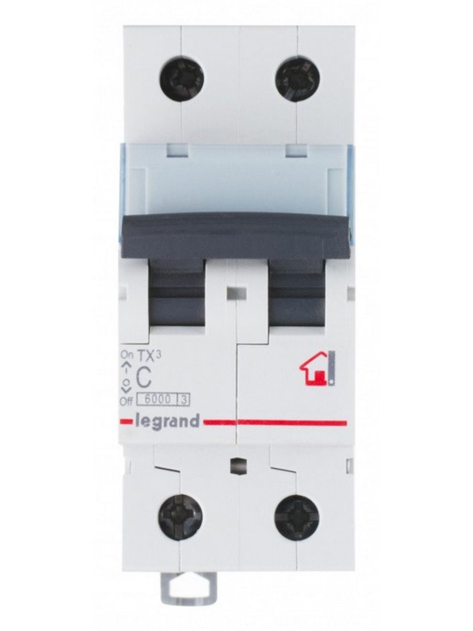 Автоматический выключатель Legrand 404048 2П C 63A TX3 6000 6kA