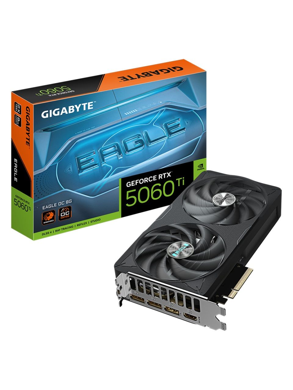 Видеокарта Gigabyte (GV-N506TEAGLE OC-8GD) RTX5060Ti EAGLE OC 8G
