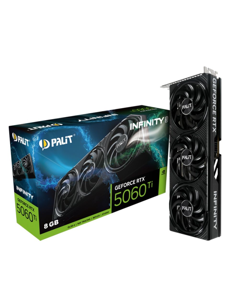 Видеокарта PALIT RTX5060Ti INFINITY 3 8GB (NE7506T019P1-GB2062S)