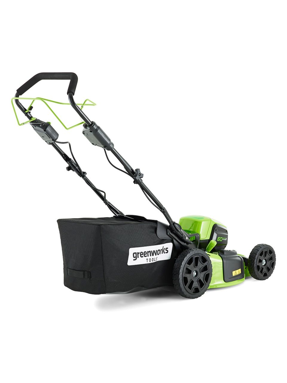 Газонокосилка аккумуляторная Greenworks 2502907UB 60V 46 см самоходная бесщеточная c 1хАКБ 4Ач и ЗУ