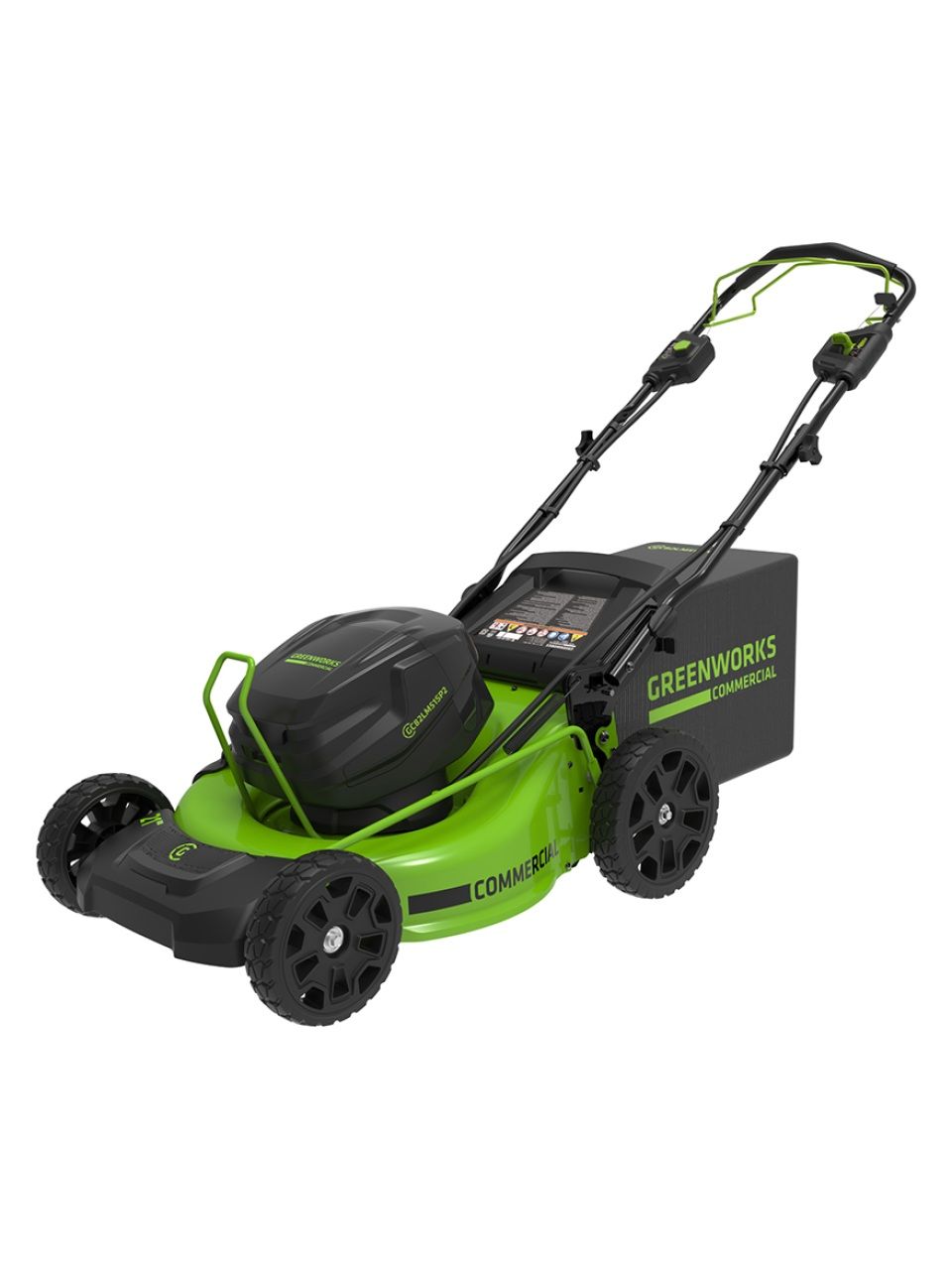 Газонокосилка аккумуляторная Greenworks 2515907UB 82V 51 см самоходная бесщеточная c 1хАКБ 5Ач и ЗУ