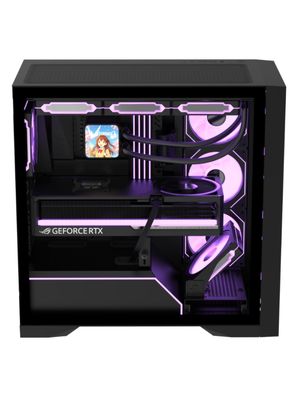 Компьютерный корпус Formula V Air Power G8 Cosmic Black без Б/П