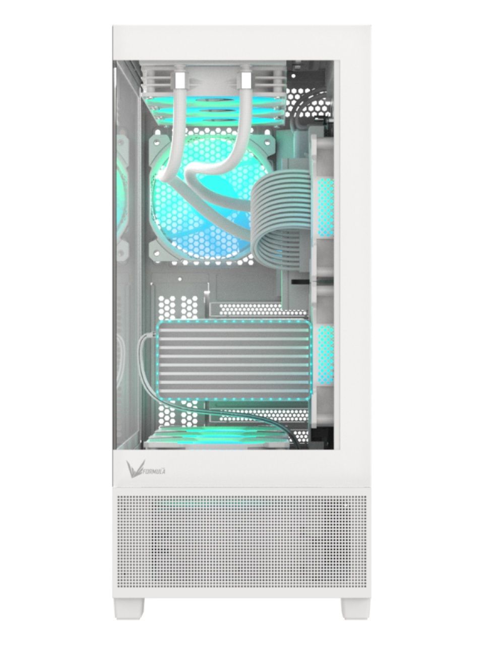 Компьютерный корпус Formula V Crystal E1 Cosmic White без Б/П