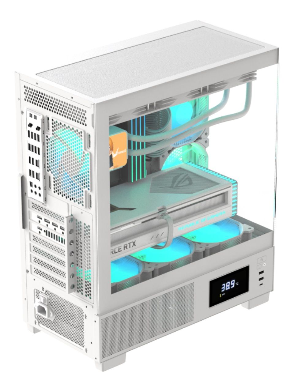 Компьютерный корпус Formula V Crystal E1 Cosmic White без Б/П