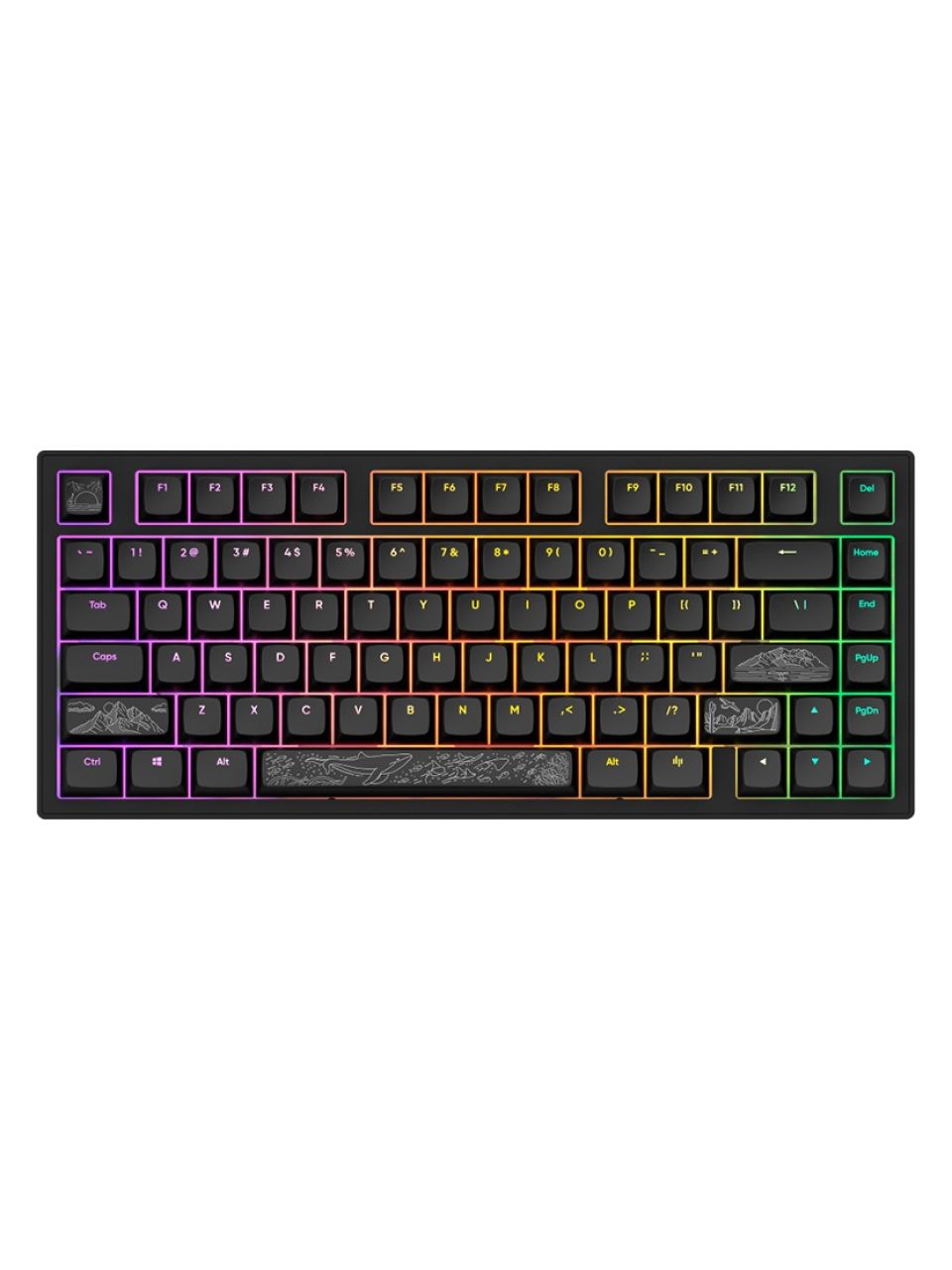 Клавиатура Dark Project ALU81A Terra Nostra Black