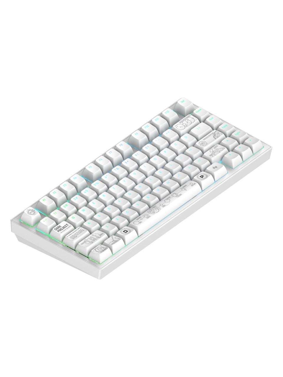 Клавиатура Dark Project ALU81A Terra Nova White