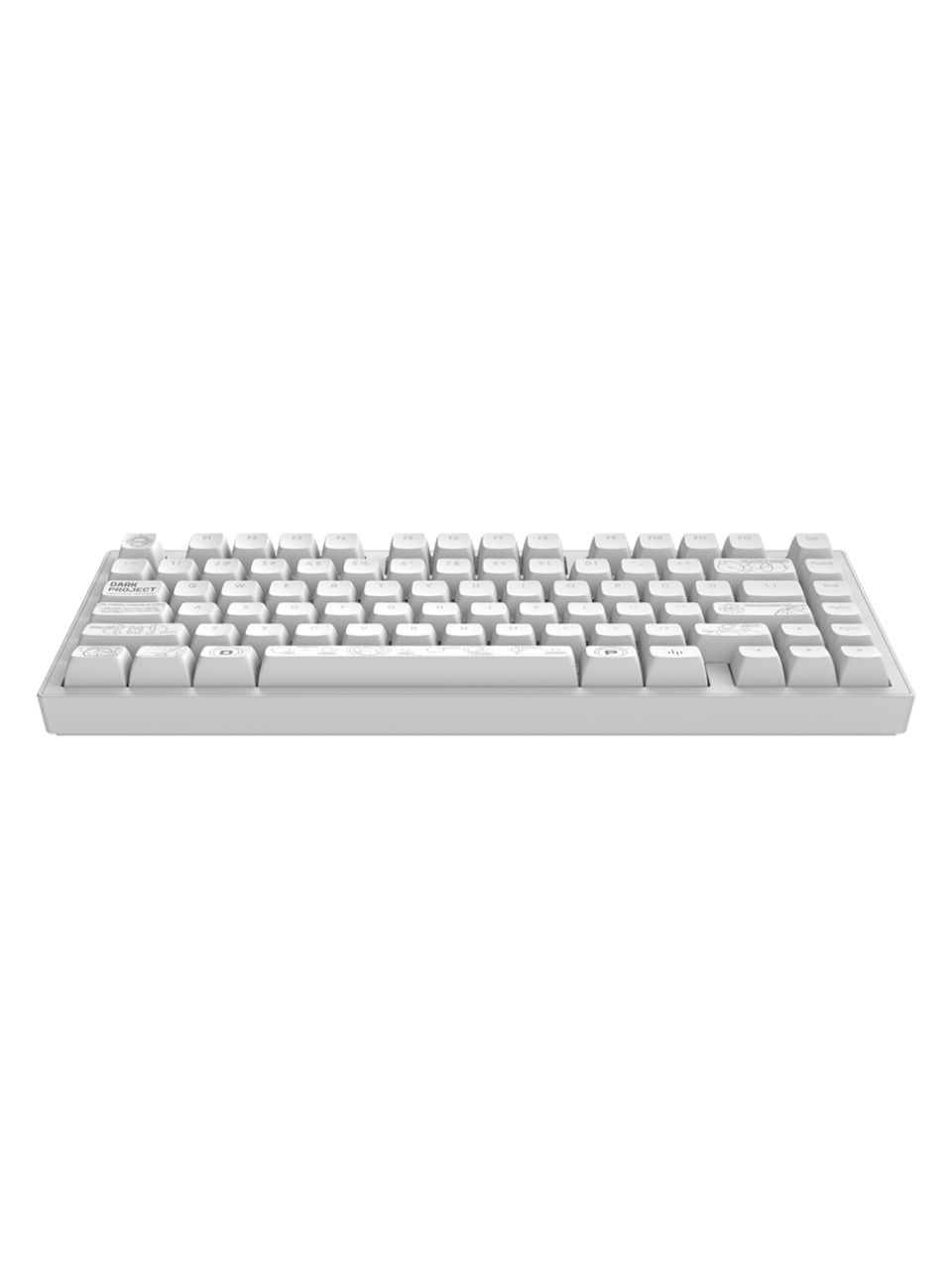Клавиатура Dark Project ALU81A Terra Nova White