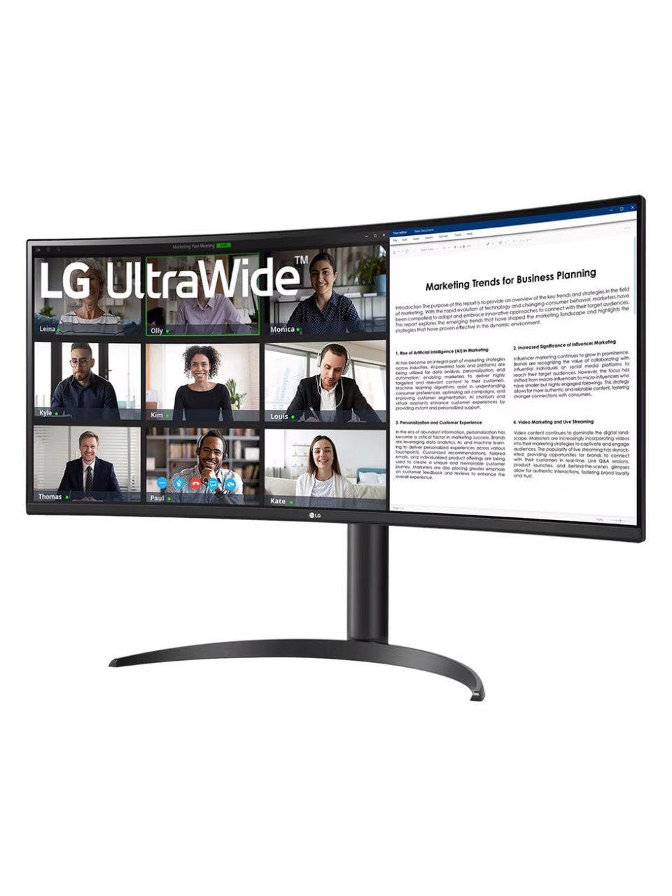 Монитор 34" LG 34WR55QK-B