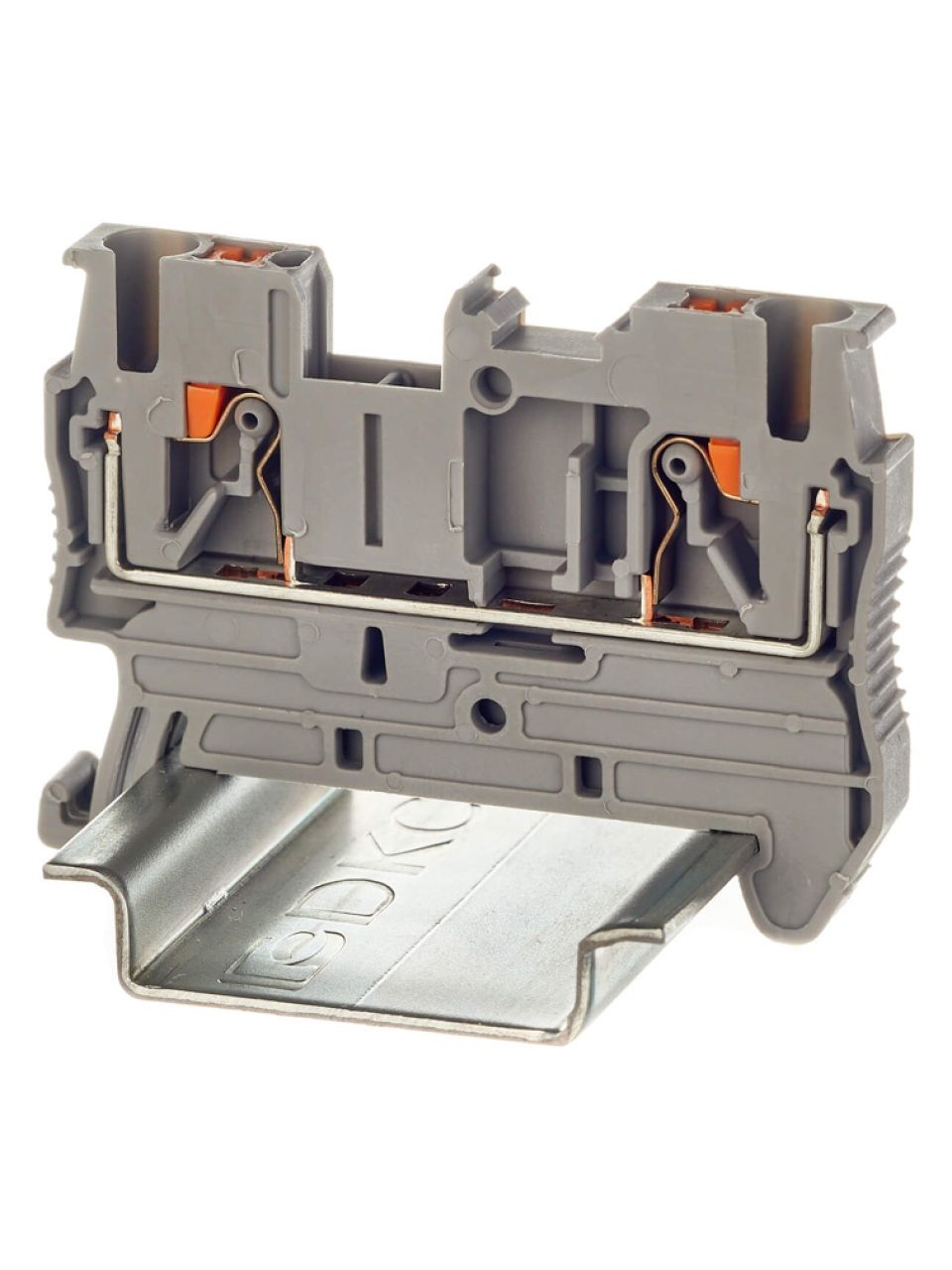 Клемма проходная DKC VPR-2.5-GY 2.5 мм2 Серая