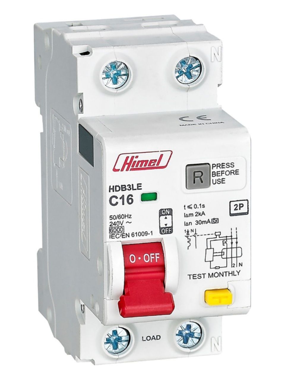АВДТ Himel HDB3LE 2Р 16А 30мА AC