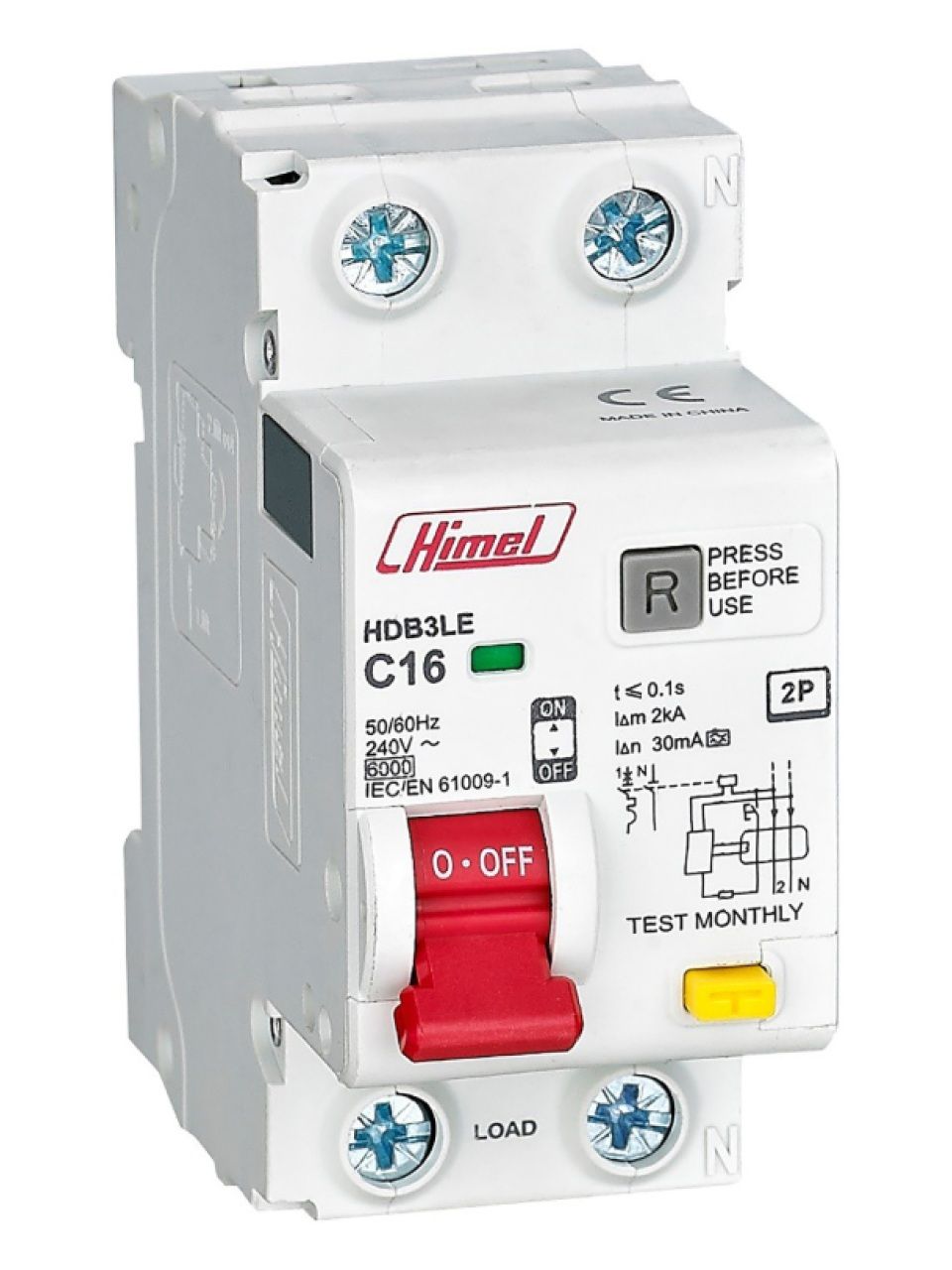 АВДТ Himel HDB3LE 2Р 40А 30мА AC