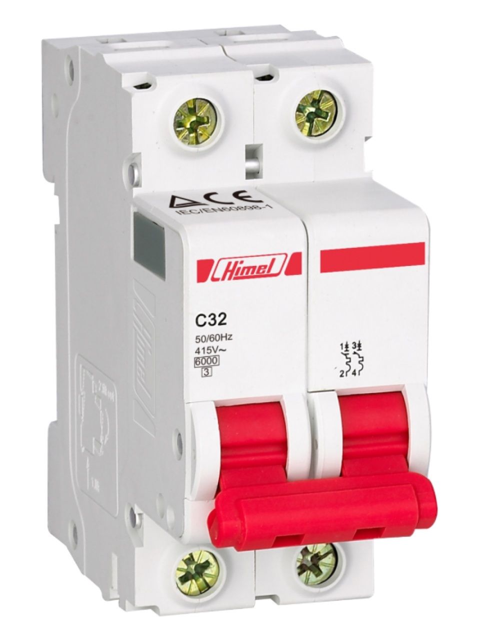 Автоматический выключатель Himel HDB3w 2Р 25А С 4,5кА