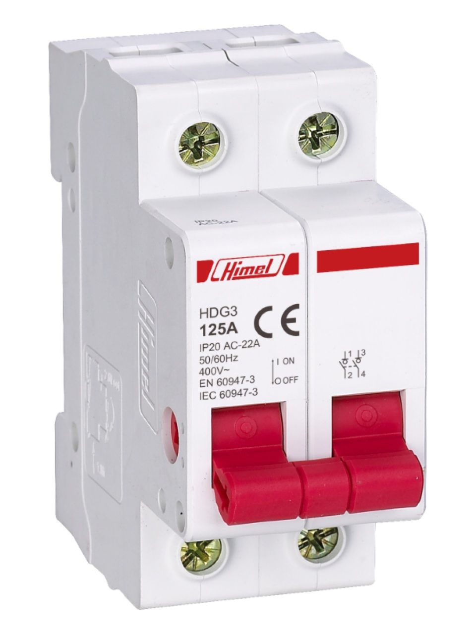 Выключатель-разъединитель Himel HDG3 2Р 63А
