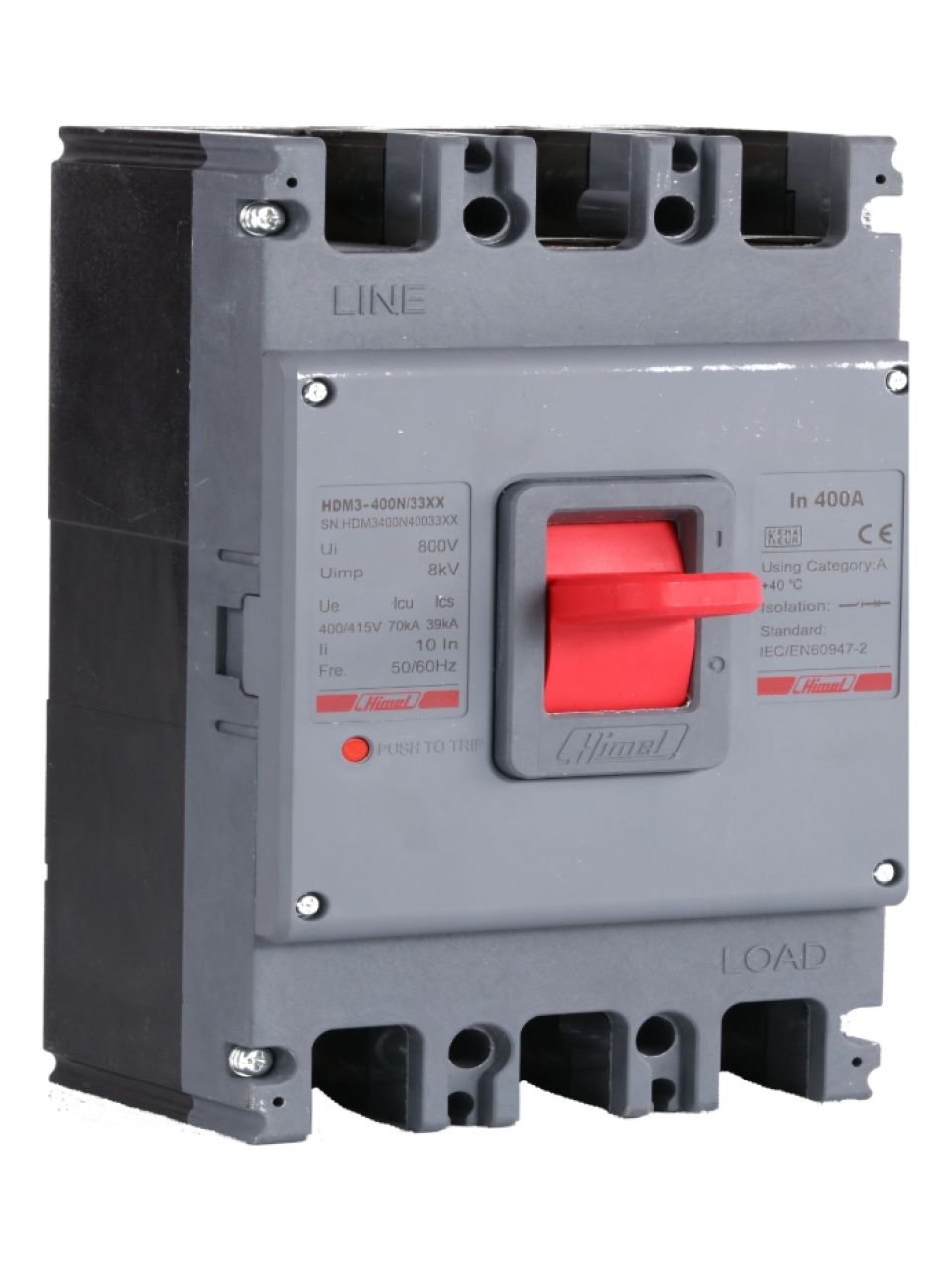 Автоматический выключатель Himel HDM3 63S/3P 20A
