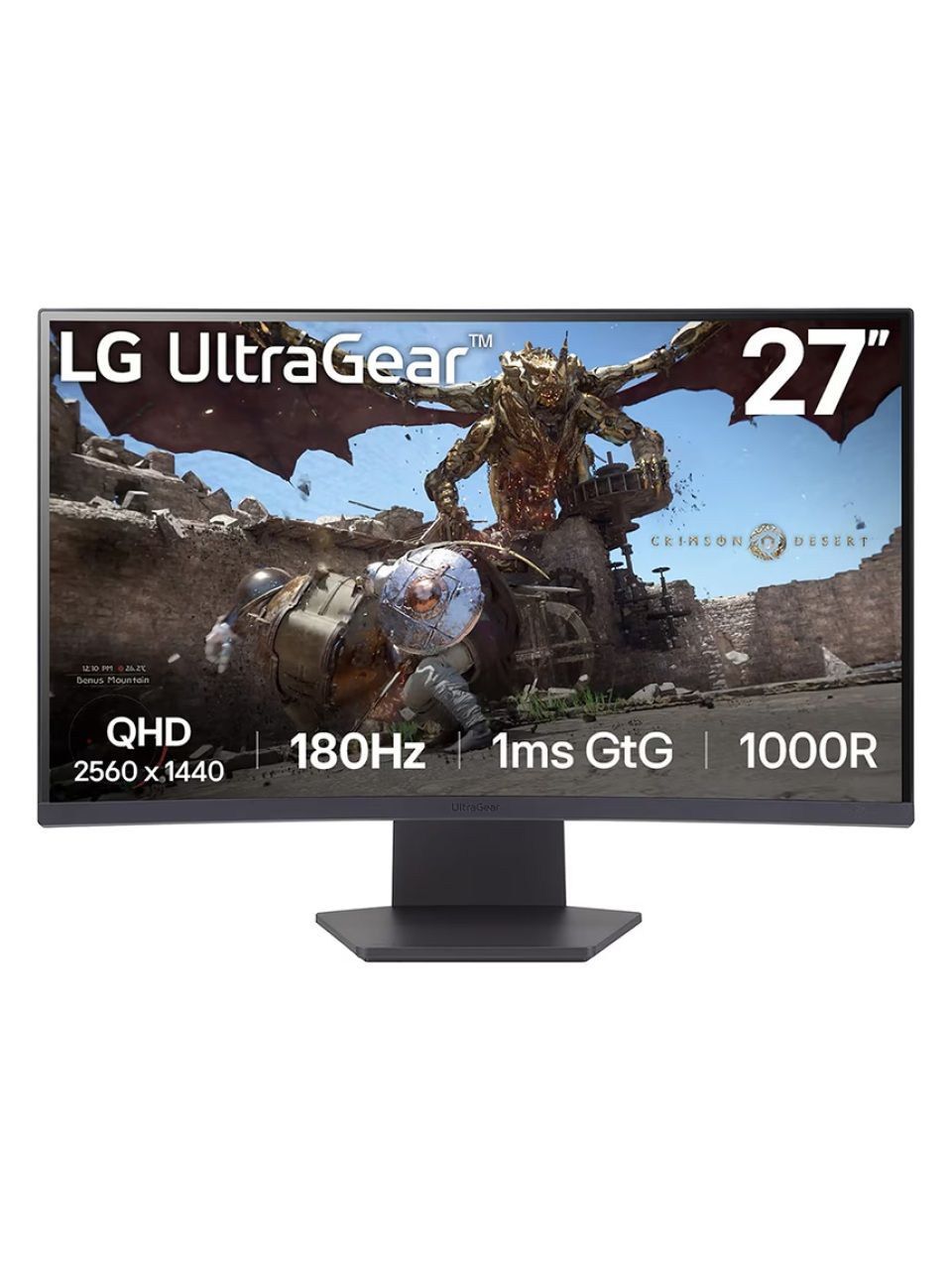 Монитор 27" LG 27GS60QC-B