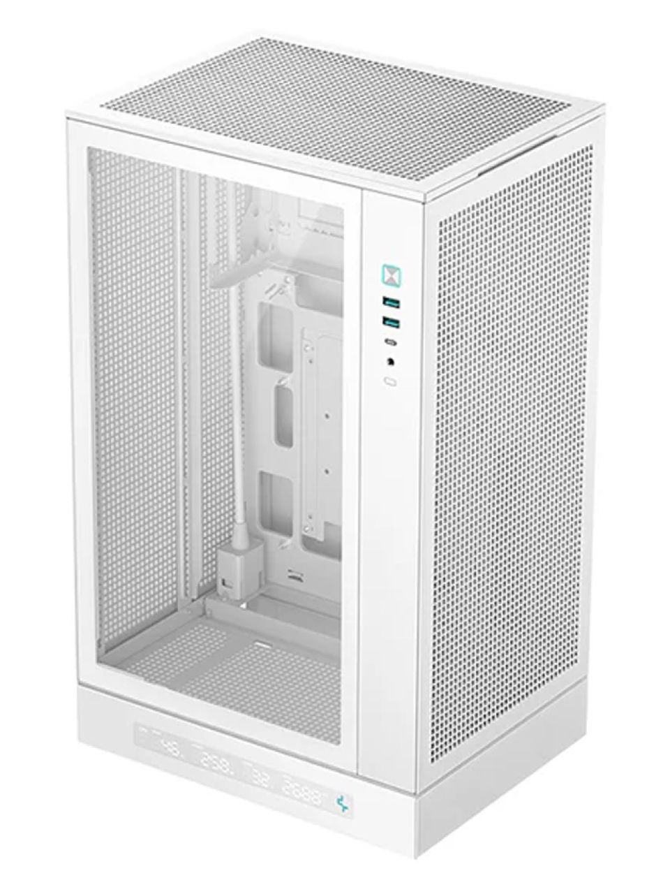 Компьютерный корпус Deepcool CH270 DIGITAL WH без Б/П
