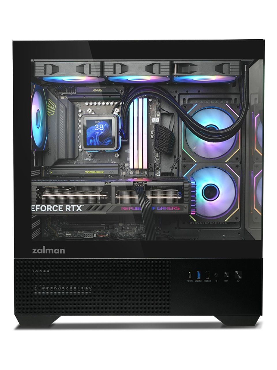 Компьютерный корпус Zalman CHRONIX V2 Black без Б/П